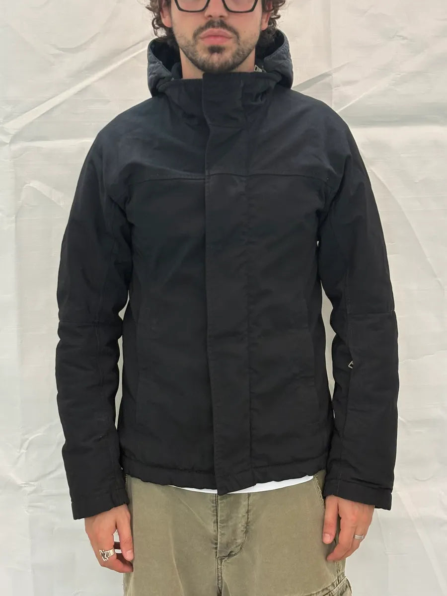 2000s Prada Linea Rossa Black Hooded Ski Jacket BoNVHKE 1
