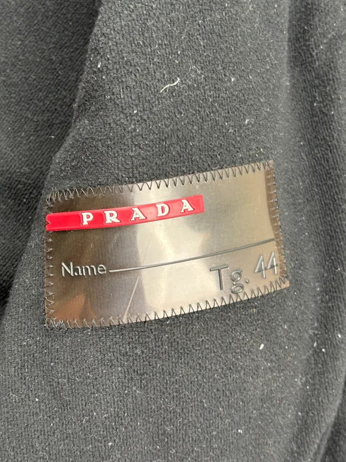 2000s Prada Linea Rossa Black Hooded Ski Jacket BoNVHKE 12