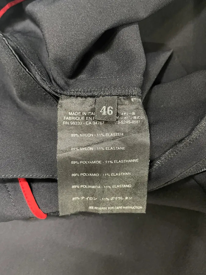 2000s Prada Linea Rossa Black Light Straight Pants (S/M) CBUikge 10