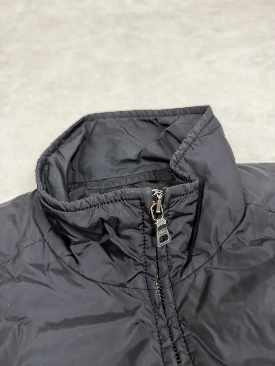 2000s Prada Linea Rossa Black Nylon Jacket KeaRgsN 6