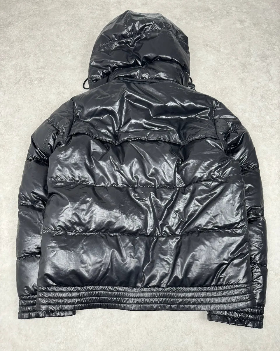 2000s Prada Linea Rossa Black Nylon Puffer Jacket  HksBFud 8