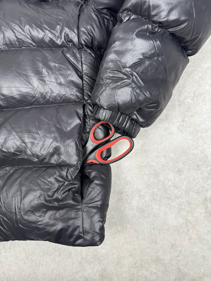 AW2012 Prada Linea Rossa Black Nylon Quilted Puffer Jacket mCJZfbI 9