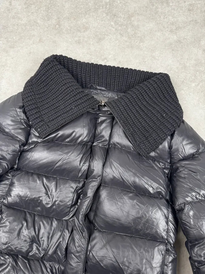AW2012 Prada Linea Rossa Black Nylon Quilted Puffer Jacket mCJZfbI 4