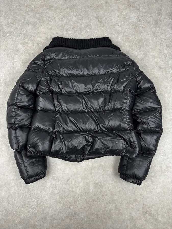 AW2012 Prada Linea Rossa Black Nylon Quilted Puffer Jacket mCJZfbI 3