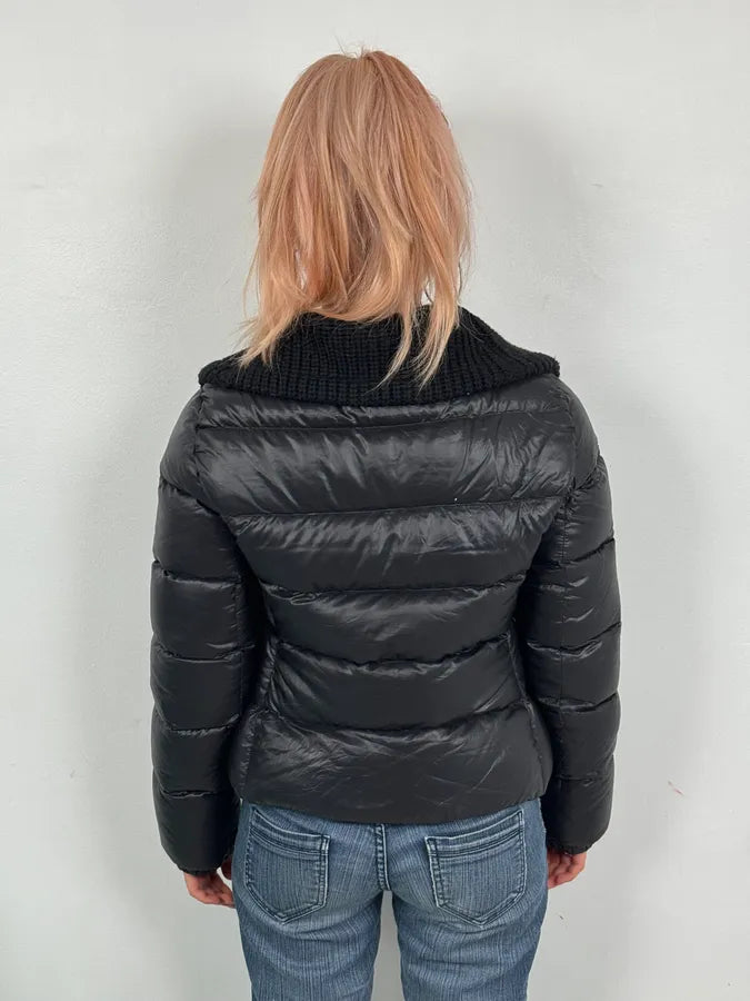 AW2012 Prada Linea Rossa Black Nylon Quilted Puffer Jacket mCJZfbI 1
