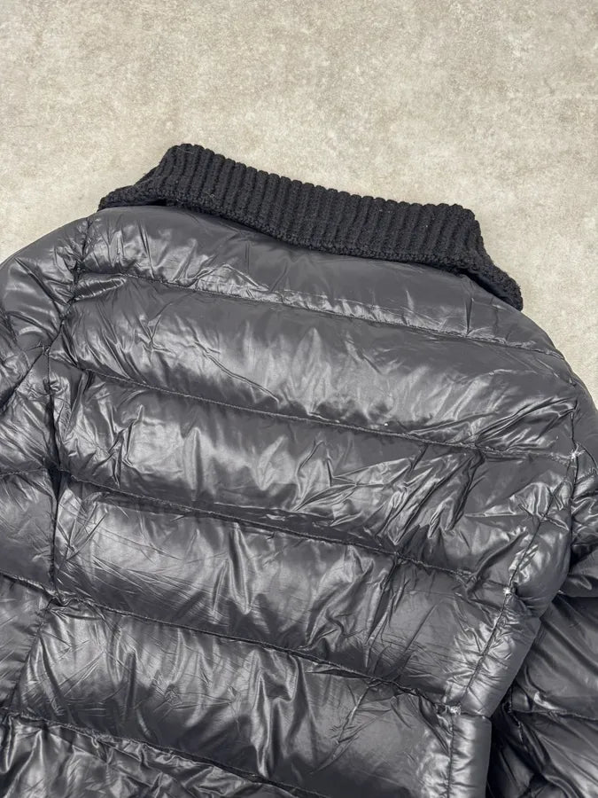 AW2012 Prada Linea Rossa Black Nylon Quilted Puffer Jacket mCJZfbI 6