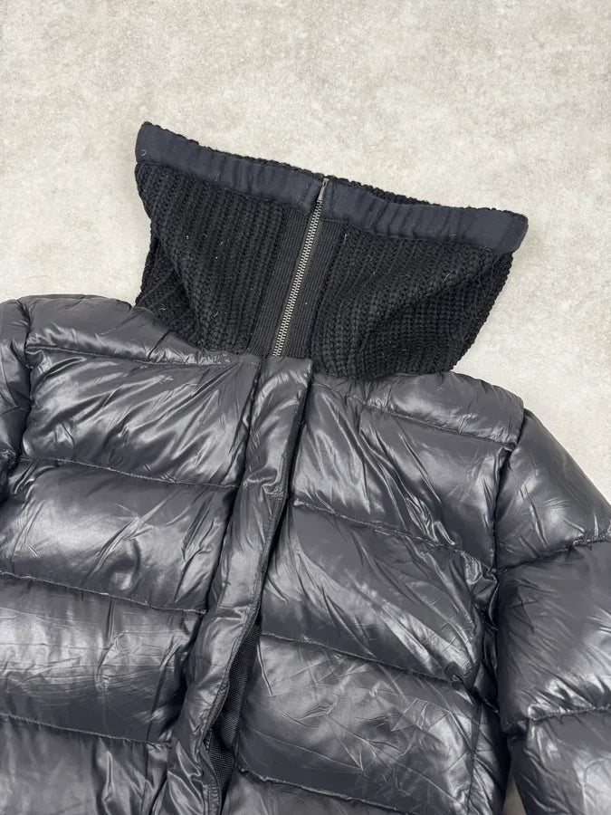 AW2012 Prada Linea Rossa Black Nylon Quilted Puffer Jacket mCJZfbI 5