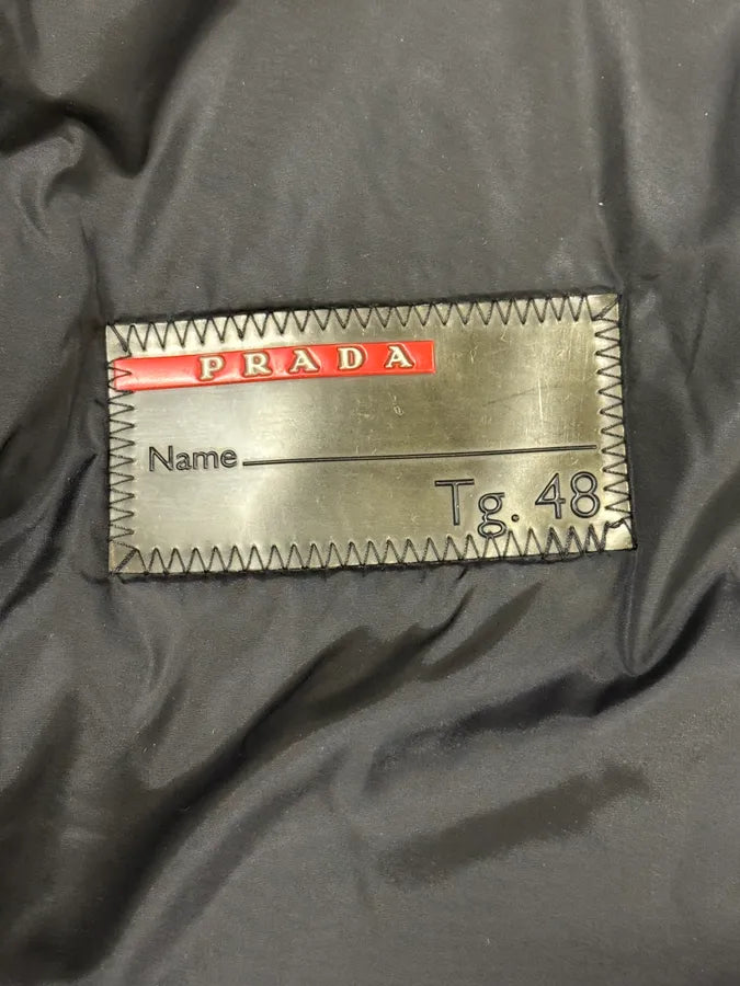 2000s Prada Linea Rossa Black Padded Jacket BWVtHSa 7