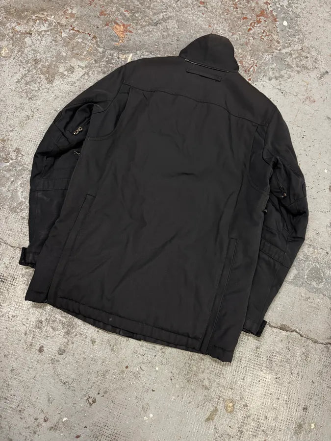 2000s Prada Linea Rossa Black Padded Jacket BWVtHSa 5