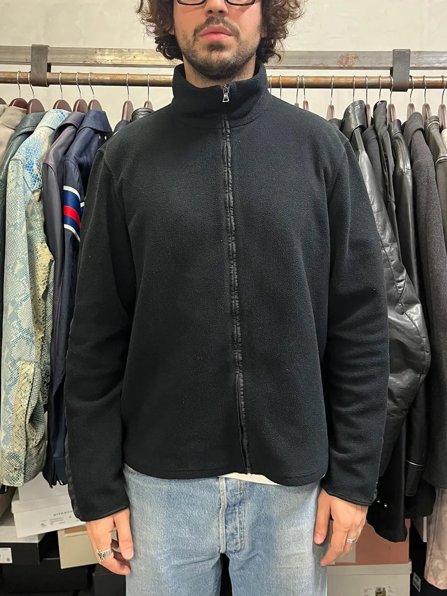 2000s Prada Linea Rossa Black Padded Zip-up Fleece BILtRSa 1