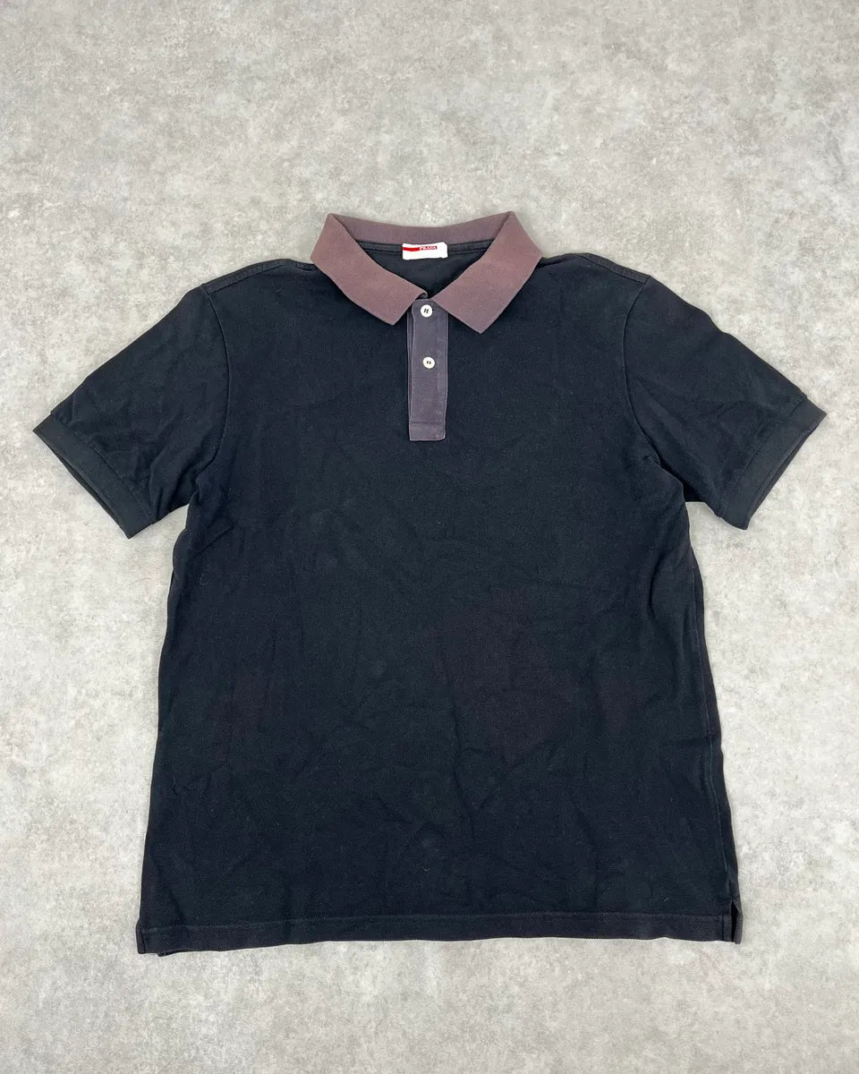 2000s Prada Linea Rossa Black Polo axceGmz 0