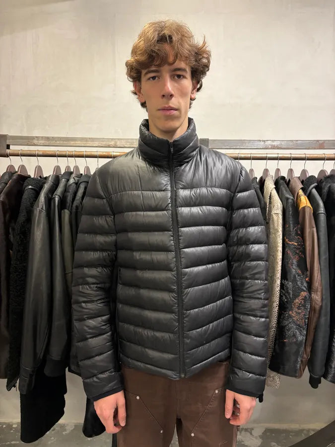 2000s Prada Linea Rossa Black Puffer Jacket oxqhUSM 1