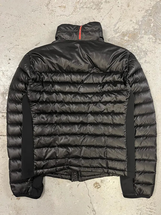 2000s Prada Linea Rossa Black Puffer Jacket oxqhUSM 6