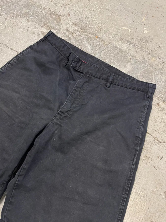 2000s Prada Linea Rossa Black Shorts DZxrNrX 4