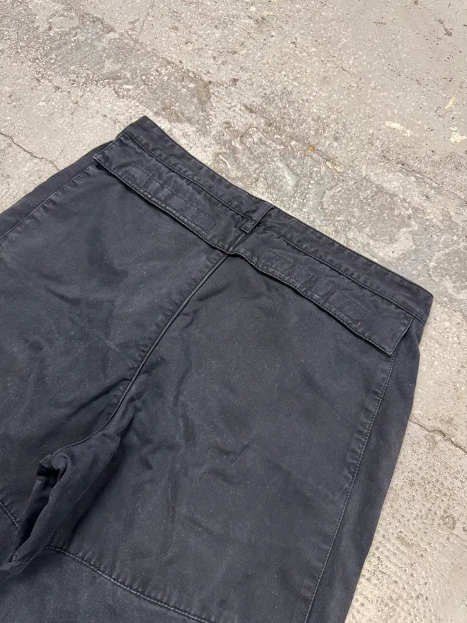 2000s Prada Linea Rossa Black Shorts DZxrNrX 5