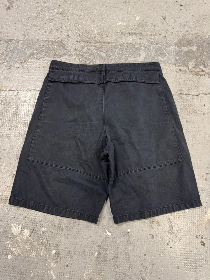 2000s Prada Linea Rossa Black Shorts DZxrNrX 7