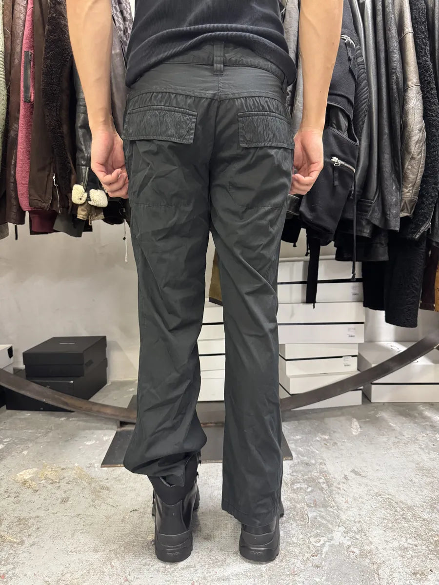 2000s Prada Linea Rossa Black Soft Pants PdKetgP 2