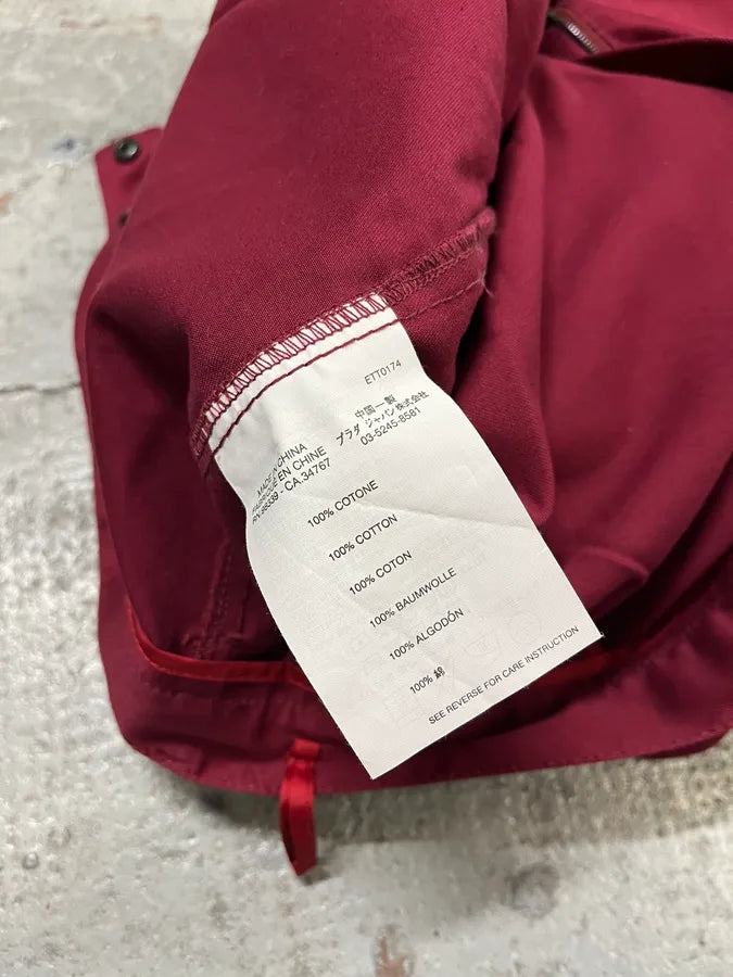2000s Prada Linea Rossa Bordeaux Red Cozy Pants tTqHsnw 8