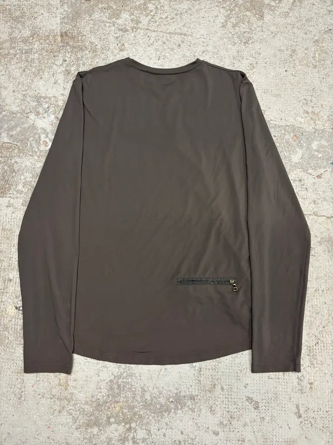 2000s Prada Linea Rossa Brown Tactical Longsleeves BIuFdna 5