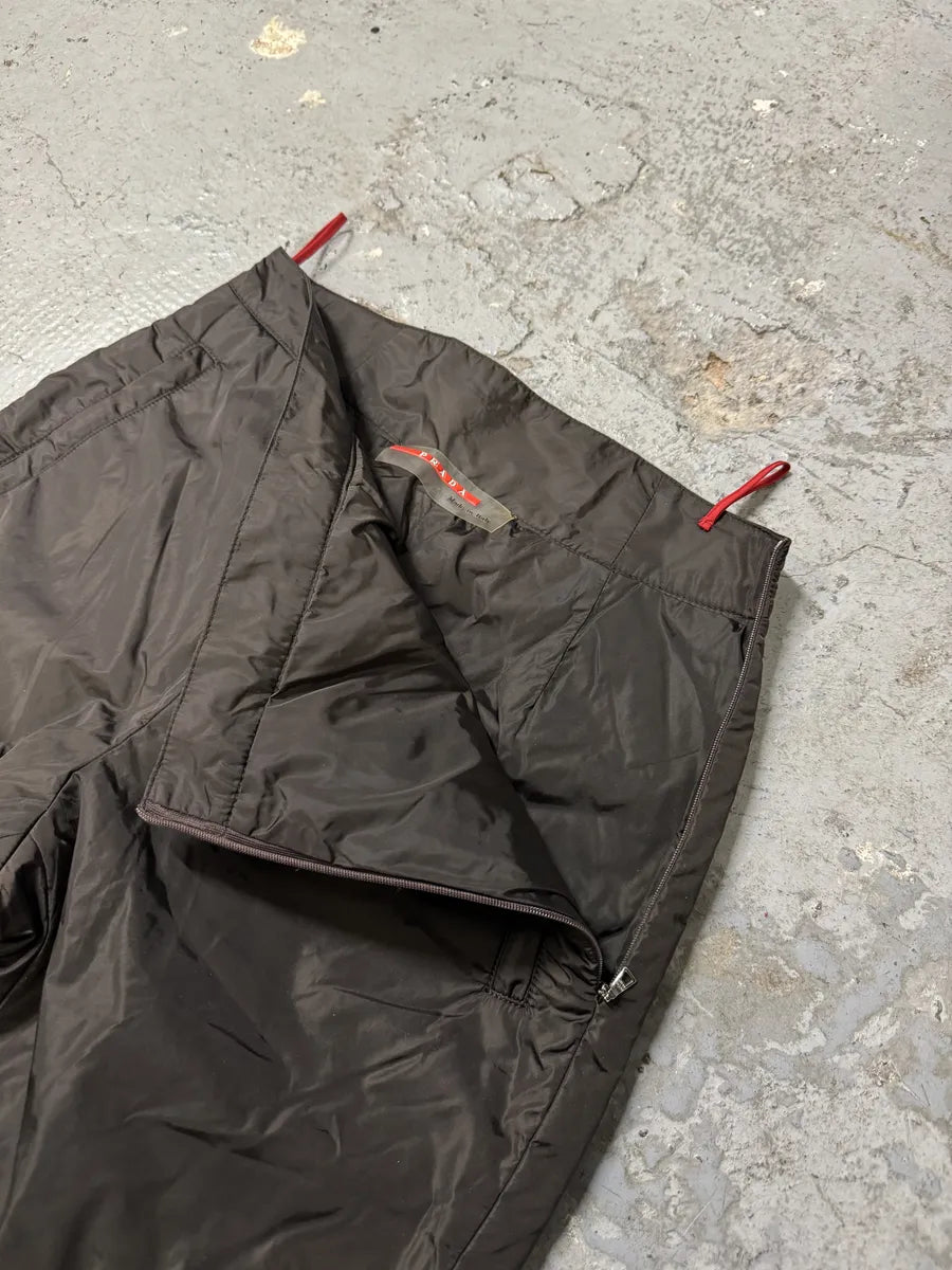 2000s Prada Linea Rossa Brown Tactical Pants (XS/S) CLCnQar 4