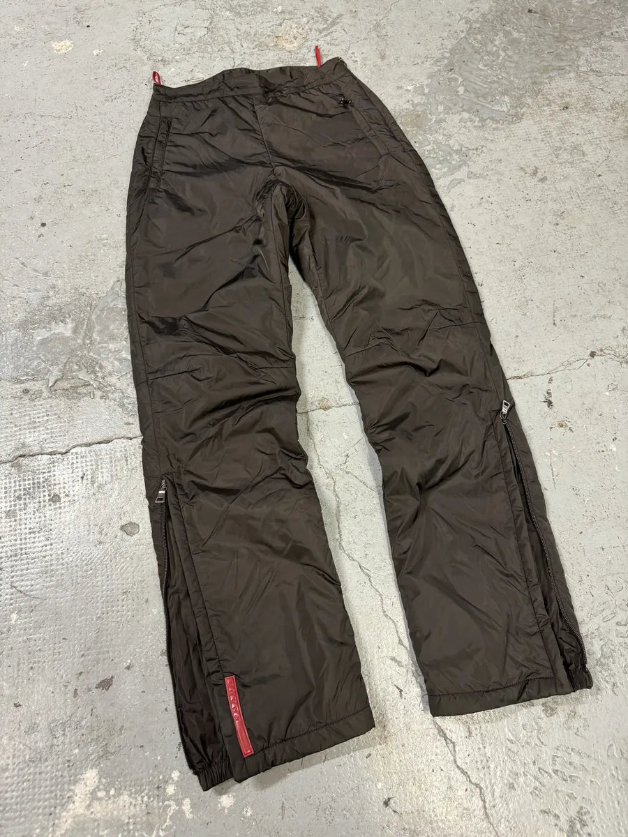 2000s Prada Linea Rossa Brown Tactical Pants (XS/S) CLCnQar 5
