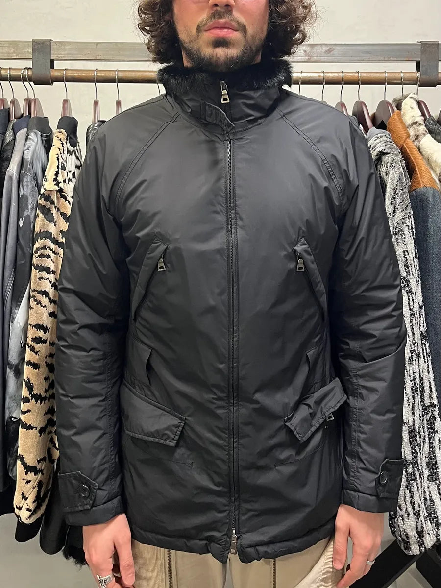 2000s Prada Linea Rossa Gore-Tex Black Nylon Jacket PlAYrUg 1