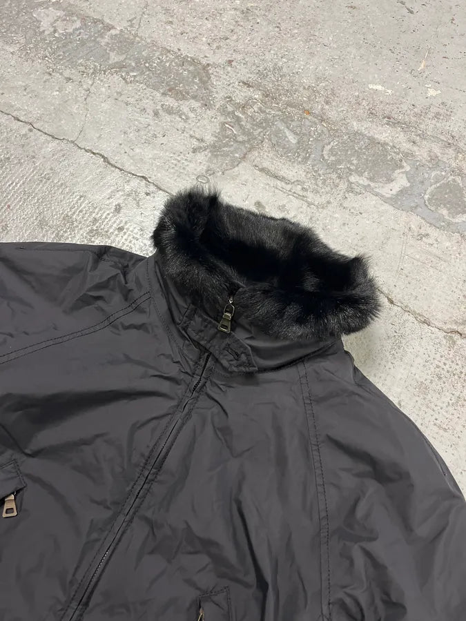 2000s Prada Linea Rossa Gore-Tex Black Nylon Jacket PlAYrUg 3