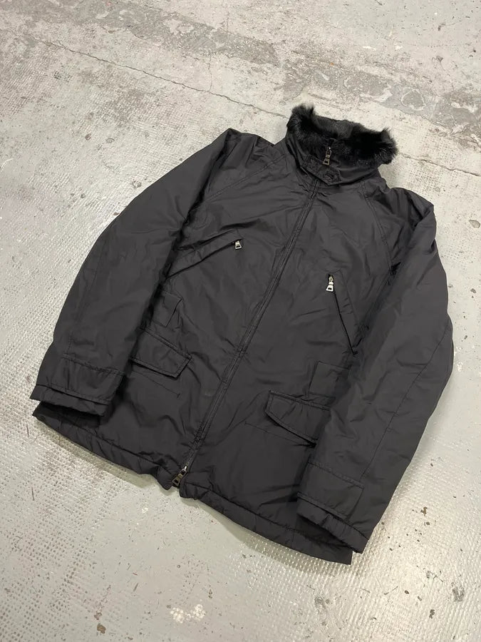 2000s Prada Linea Rossa Gore-Tex Black Nylon Jacket PlAYrUg 5