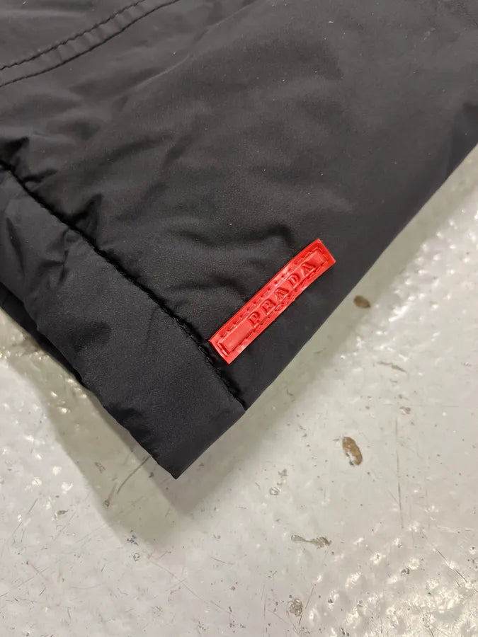 2000s Prada Linea Rossa Gore-Tex Black Nylon Jacket PlAYrUg 8