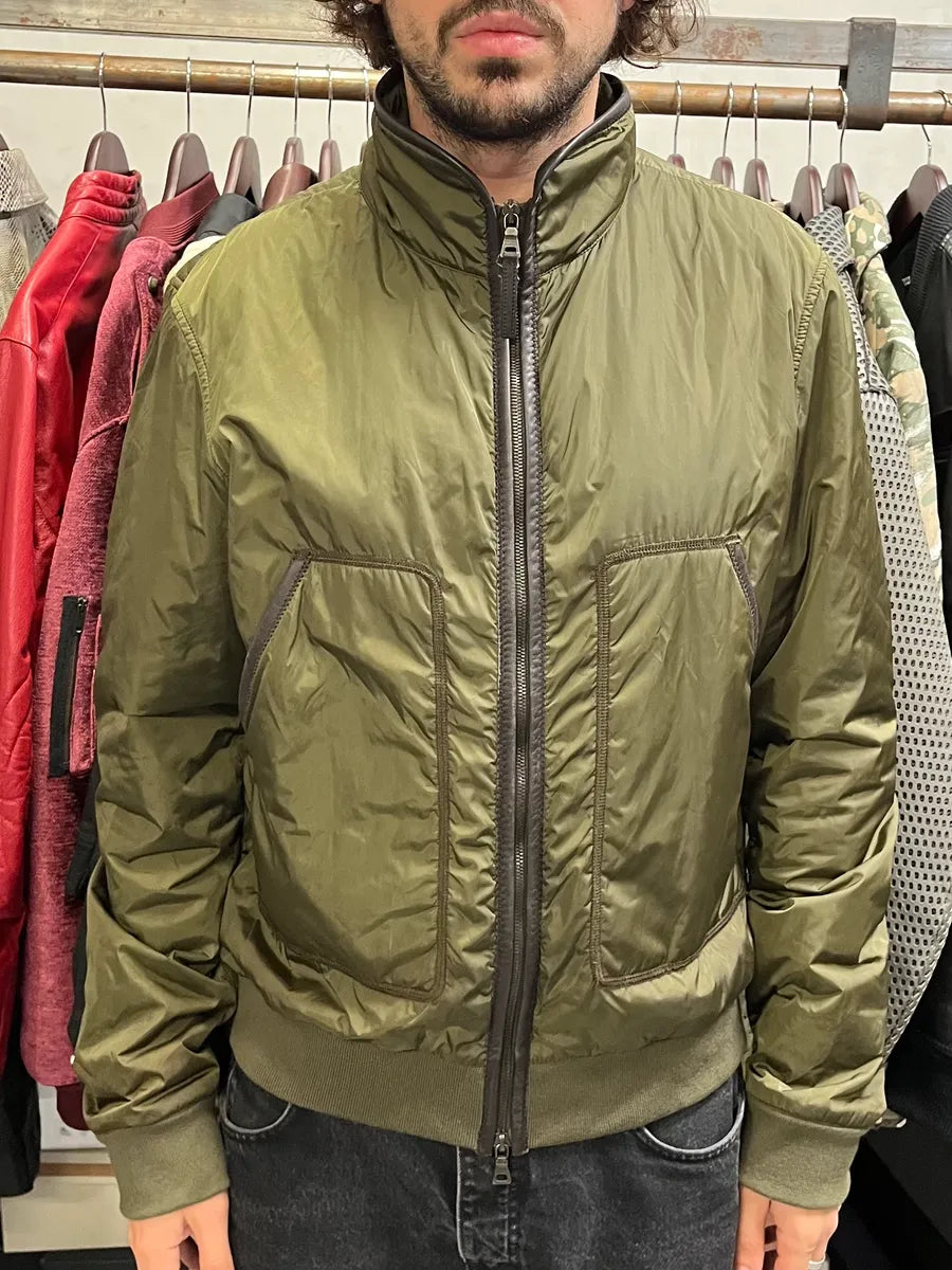 2000s Prada Linea Rossa Green Nylon Jacket SjpEfYJ 1