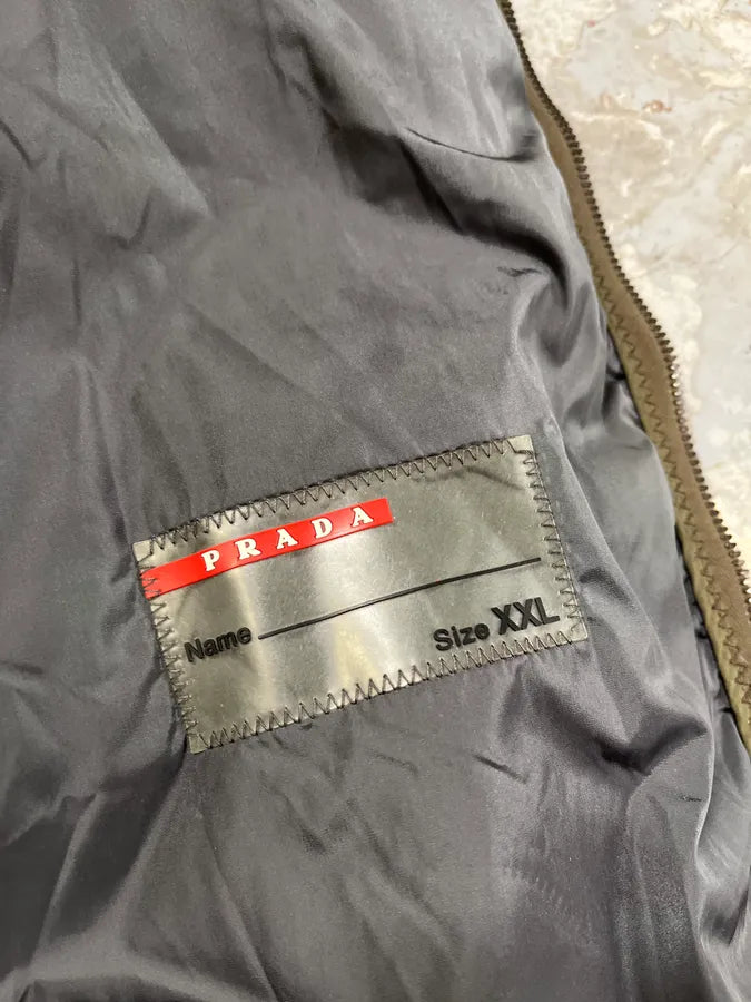 2000s Prada Linea Rossa Green Nylon Jacket SjpEfYJ 12