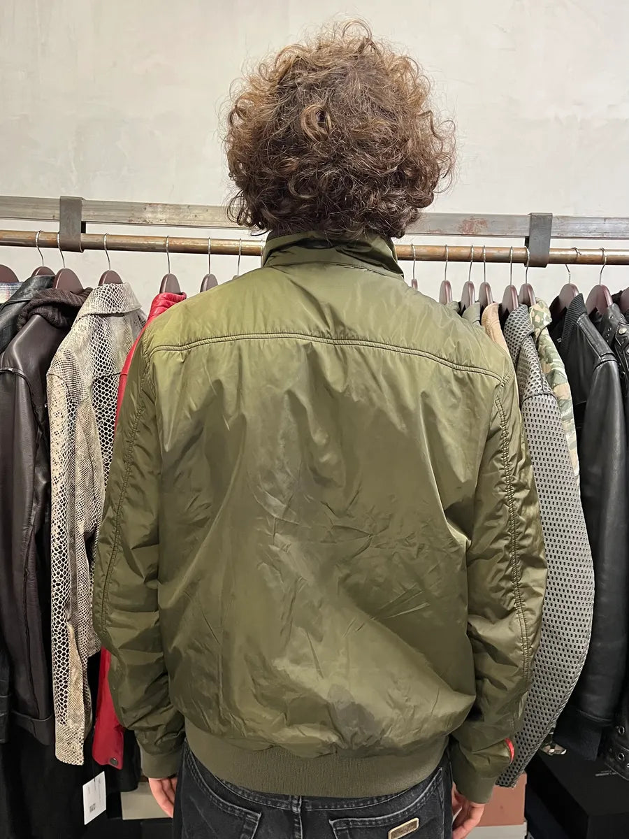 2000s Prada Linea Rossa Green Nylon Jacket SjpEfYJ 3