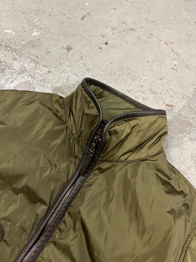 2000s Prada Linea Rossa Green Nylon Jacket SjpEfYJ 4