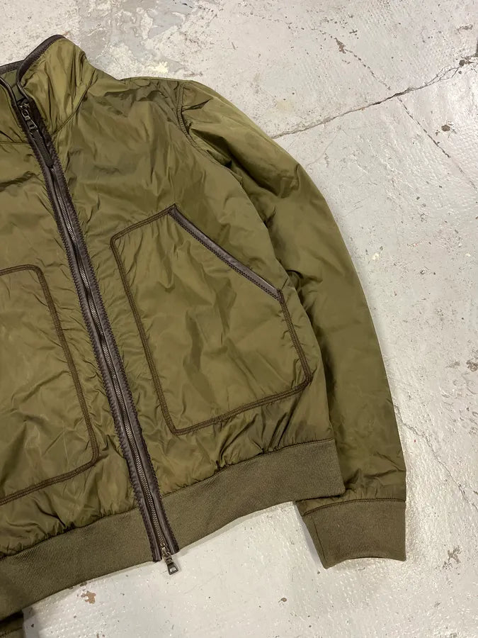 2000s Prada Linea Rossa Green Nylon Jacket SjpEfYJ 5