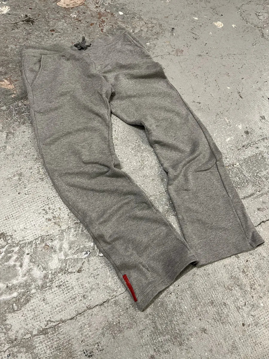 2000s Prada Linea Rossa Grey Cozy Suitpants PwrNgAl 1