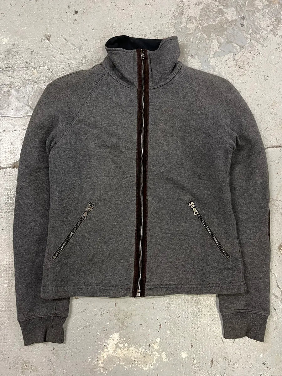 2000s Prada Linea Rossa Grey Wool Sport Padded Jacket (XS) liQSMEK 1