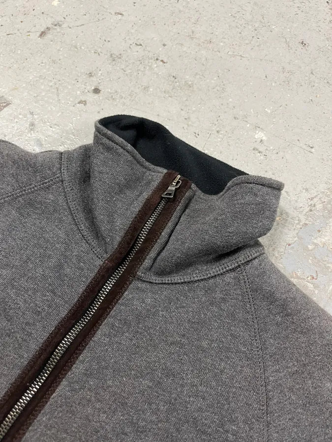 2000s Prada Linea Rossa Grey Wool Sport Padded Jacket (XS) liQSMEK 3