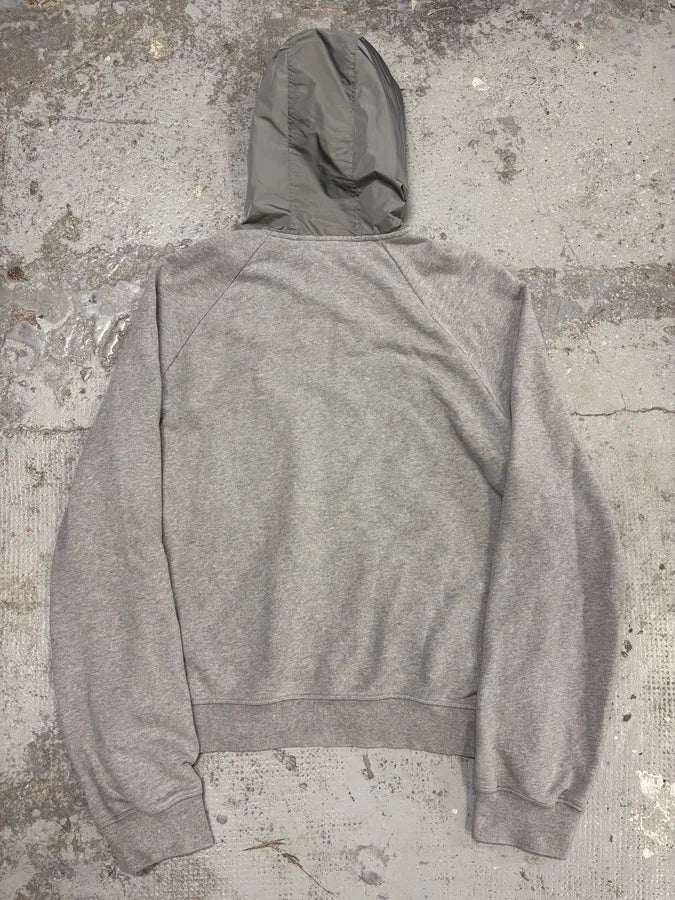 2000s Prada Linea Rossa Grey Zip-up Hoodie kgnTENw 6