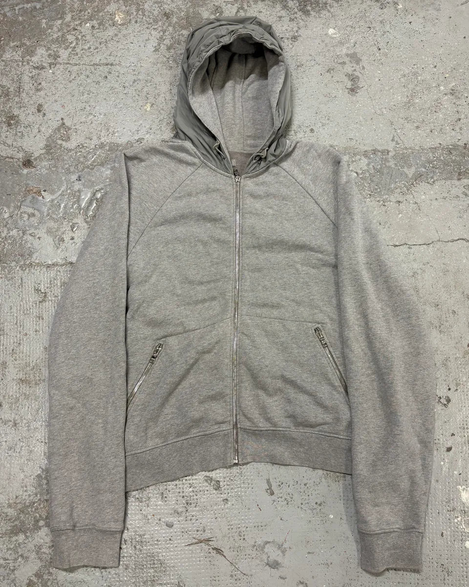 2000s Prada Linea Rossa Grey Zip-up Hoodie kgnTENw 0