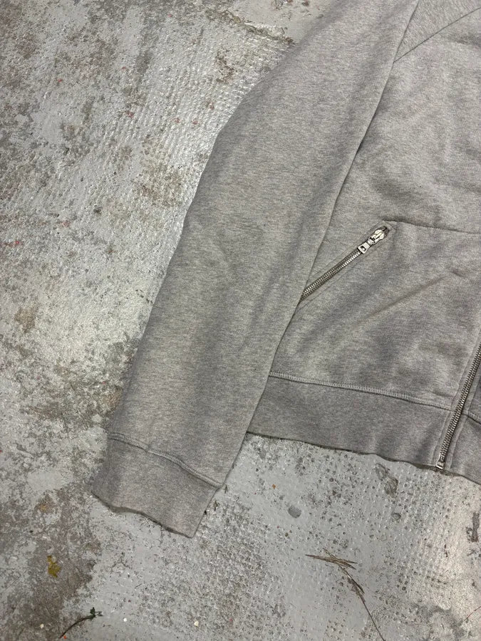 2000s Prada Linea Rossa Grey Zip-up Hoodie kgnTENw 5