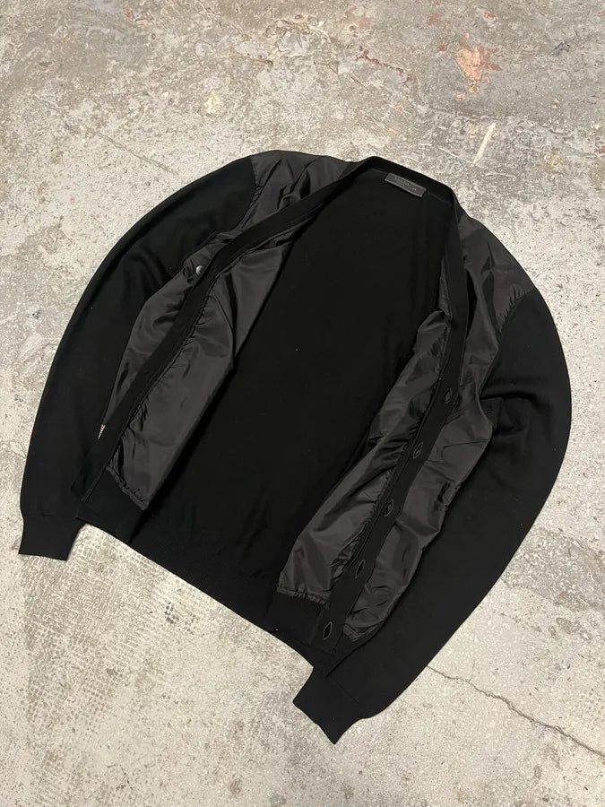 2000s Prada Linea Rossa Hybrid Nylon Cardigan ygXfZPA 2