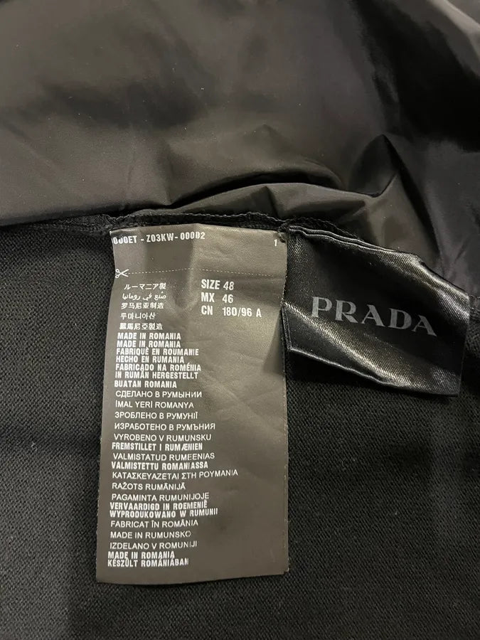 2000s Prada Linea Rossa Hybrid Nylon Cardigan ygXfZPA 4