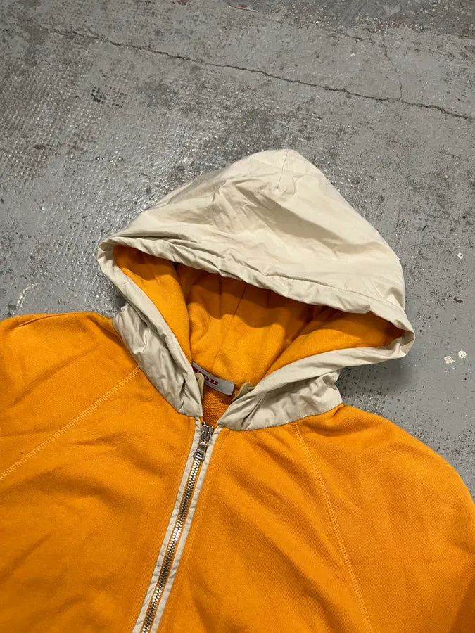 2000s Prada Linea Rossa Hybrid Orange Zip-up Hoodie IjqwHhL 4