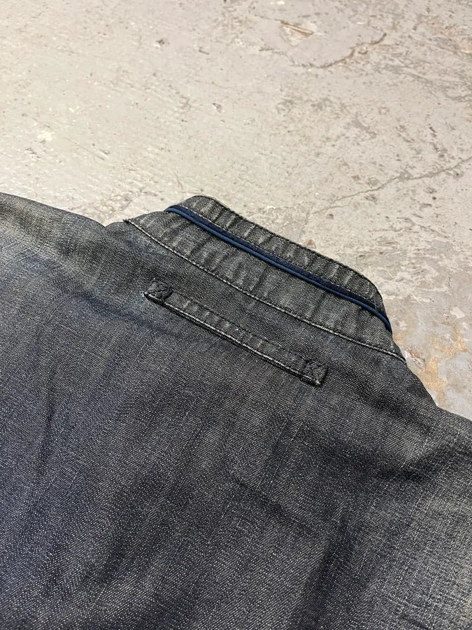 2000s Prada Linea Rossa Light Denim Jacket (L) PNJHwDa 12