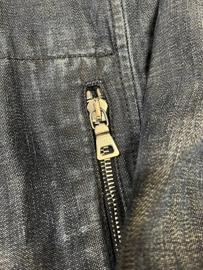 2000s Prada Linea Rossa Light Denim Jacket (L) PNJHwDa 14