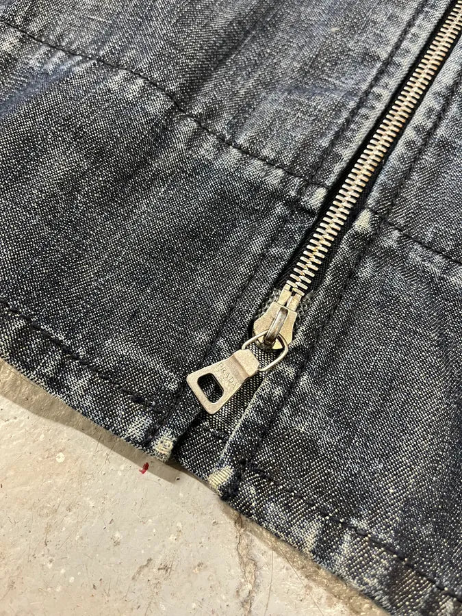 2000s Prada Linea Rossa Light Denim Jacket (L) PNJHwDa 9