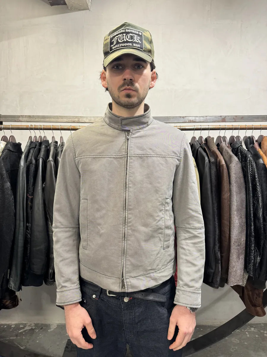 2000s Prada Linea Rossa Light Stripped Jacket (M/L) 1