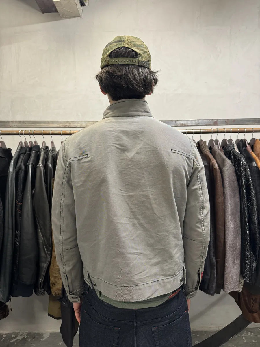 2000s Prada Linea Rossa Light Stripped Jacket (M/L) 2