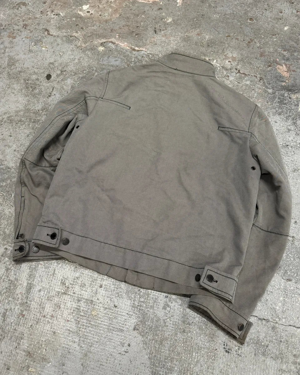 2000s Prada Linea Rossa Light Stripped Jacket (M/L) 4