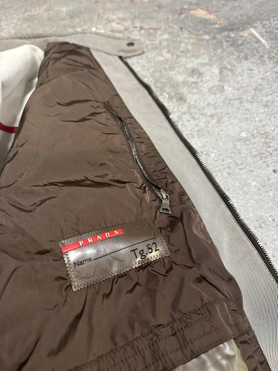 2000s Prada Linea Rossa Light Stripped Jacket (M/L) 6